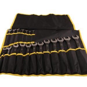 Zestaw kluczy płaskooczkowych w pokrowcu 19 szt  rozmiary 6-24 w standardzie ASME B107-2010   Waryński [WMK102]