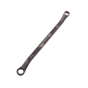 Klucz oczkowy odsadzony 10 x 11 mm. CrV standard ASME B107.9 Waryński [WMK115]