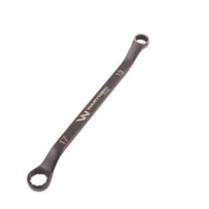 Klucz oczkowy odsadzony 13 x 17 mm. CrV standard ASME B107.9 Waryński [WMK117]