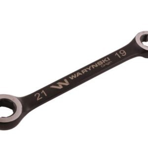 Klucz płasko oczkowy otwarty 21 x 19 Waryński [WMK134]