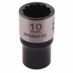 Nasadka dwunastokątna 1/4". 10 mm. CrV50BV30. DIN 3124. Waryński [WMN010]