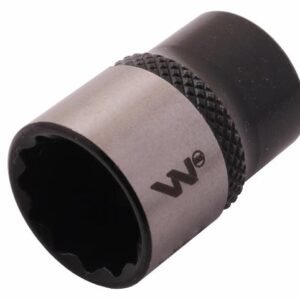 Nasadka dwunastokątna 1/4". 12 mm. CrV50BV30. DIN 3124. Waryński [WMN012]