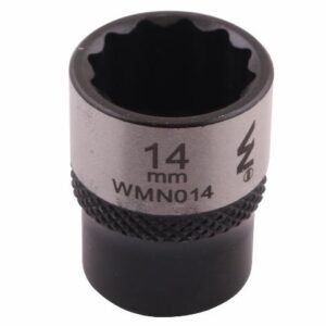 Nasadka dwunastokątna 1/4". 14 mm. CrV50BV30. DIN 3124. Waryński [WMN014]