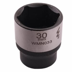 Nasadka sześciokątna 1/2". 30 mm. CrV50BV30. DIN 3124. Waryński [WMN033]