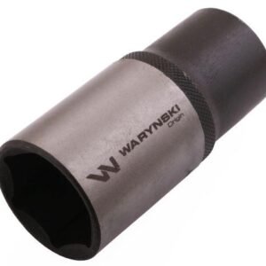 Nasadka sześciokątna 1/2". 28 mm. długa. CrV50BV30. DIN 3124. Waryński [WMN056]