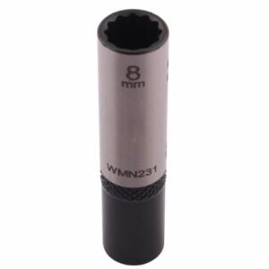 Nasadka dwunastokątna 1/4". 8 mm. długa. CrV50BV30. DIN 3124. Waryński [WMN231]