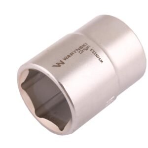 Nasadka sześciokątna 3/4". 29 mm. CrV50BV30. DIN 3124. Waryński [WMN253]