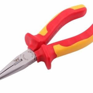 Szczypce izolowane, wydłużone proste 160 mm. VDE. Waryński [WMP016]