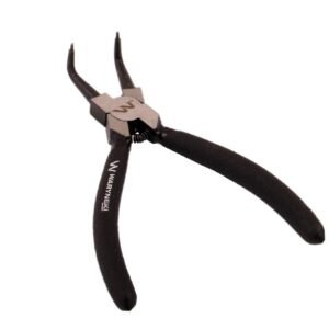 Szczypce do pierścieni osadczych 150 mm wewnętrzne wygięte Waryński [WMP104]