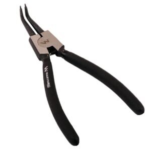Szczypce do pierścieni osadczych 200 mm zewnętrzne wygięte Waryński [WMP111]