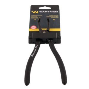 Specjalistyczne szczypce do pierścieni osadczych 178 mm  wewnętrzne wygięte Waryński [WMP128]