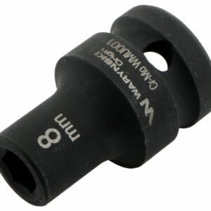 Nasadka udarowa sześciokątna 1/2". 8 mm. CrMo. DIN 3129. Waryński [WMU001]