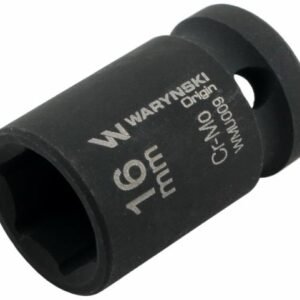 Nasadka udarowa sześciokątna 1/2". 16 mm. CrMo. DIN 3129. Waryński [WMU009]