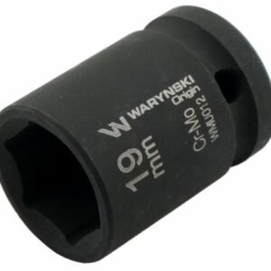 Nasadka udarowa sześciokątna 1/2". 19 mm. CrMo. DIN 3129. Waryński [WMU012]