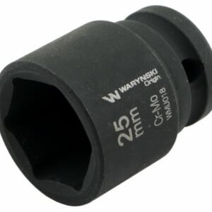 Nasadka udarowa sześciokątna 1/2". 25 mm. CrMo. DIN 3129. Waryński [WMU018]