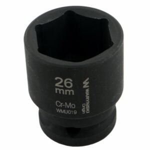 Nasadka udarowa sześciokątna 1/2". 26 mm. CrMo. DIN 3129. Waryński [WMU019]