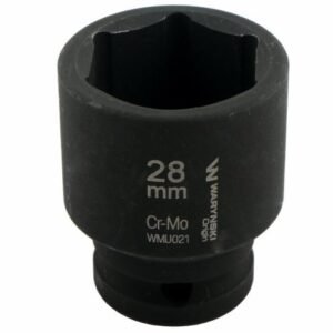 Nasadka udarowa sześciokątna 1/2". 28 mm. CrMo. DIN 3129. Waryński [WMU021]