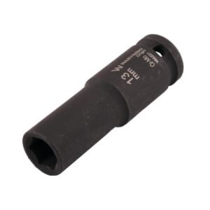 Nasadka udarowa sześciokątna długa 1/2". 13 mm. CrMo. DIN 3129. Waryński [WMU031]