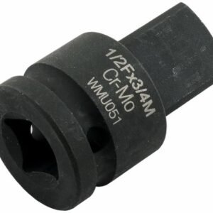 Adapter do nasadek udarowych 1/2" (F) x 3/4" (M). CrMo. Waryński [WMU051]