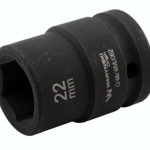 Nasadka udarowa sześciokątna 3/4". 22 mm. CrMo. DIN 3129. Waryński [WMU062]