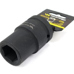 Nasadka udarowa sześciokątna 1" długa. 27 mm. CrMo. DIN 3129 Waryński [WMU141]