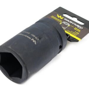 Nasadka udarowa sześciokątna 1"długa. 33 mm. CrMo. DIN 3129 Waryński [WMU144]