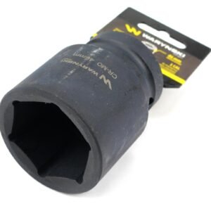 Nasadka udarowa sześciokątna 1"długa. 46 mm. CrMo. DIN 3129 Waryński [WMU149]