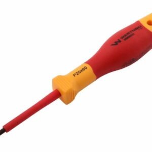Wkrętak PZ0 60mm. izolowany. VDE. stal S2, Waryński [WMW043]