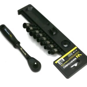 Zestaw L nasadek 3/8  6 7 8 9 10 11 12 13 mm z grzechotką  Waryński [WMZ016]