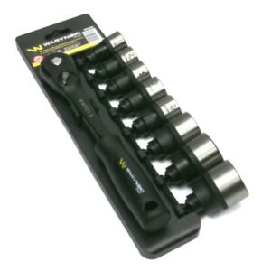Zestaw L nasadek 1/2 z grzechotką   20 21 22 23 24 27 30 32  mm  9 el Waryński [WMZ020]