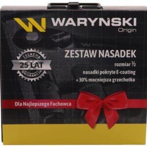 Zestaw nasadek w kasecie metalowej. 30 el. Waryński edycja prezentowa [WMZ030P]