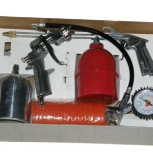 Zestaw pistoletów pneumatycznych, lakierniczych 5 elementów [ZESTAWPISTOLETOW]