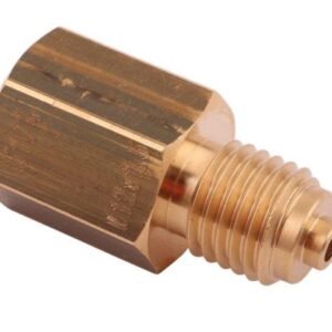 Złączka manometryczna gwint zewnętrzny M12x1.5 x gwint wewnętrzny G1/4" (mosiądz) POLMO [ZMM12R14BAP]