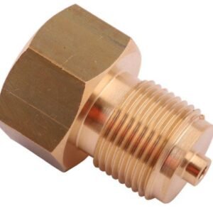 Złączka manometryczna gwint zewnętrzny M20x1.5 x gwint wewnętrzny M12x1.5 (mosiądz) POLMO [ZMM20M12BAP]