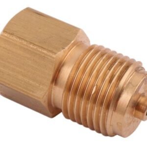 Złączka manometryczna gwint zewnętrzny G1/2" x gwint wewnętrzny G1/4" (mosiądz) POLMO [ZMR12R14BAP]