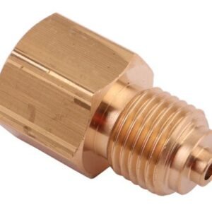 Złączka manometryczna gwint zewnętrzny G1/4" x gwint wewnętrzny M12x1.5 (mosiądz) POLMO [ZMR14M12BAP]