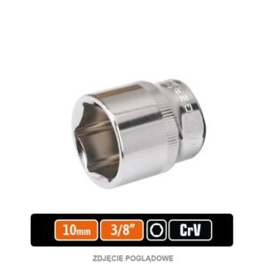 Klucz nasadowy 3/8" sześciokątny 10 mm / TEGER [T-W-KNS605]