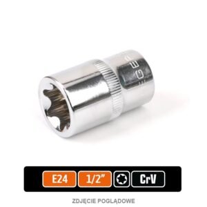 Klucz nasadowy 1/2" TORX E24 / TEGER [T-W-KNT509]