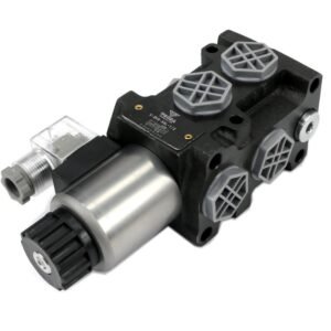 Dzielnik. zawór. elektrozawór kierunkowy elektromagnetyczny kontroli (DVS6/50L) 12V DC 6/2 G1/2 50L VOIMA [V-DVS-50L-1/2]